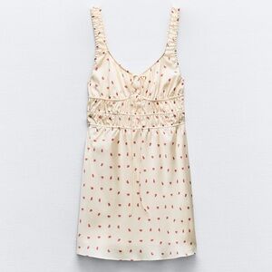 Zara Floral Satin Dress